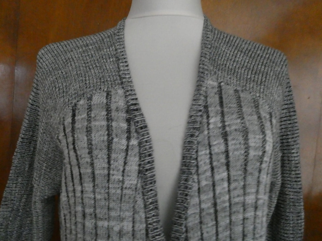 Free People Women's Gray Comb Long Cardigan Size Xsmall