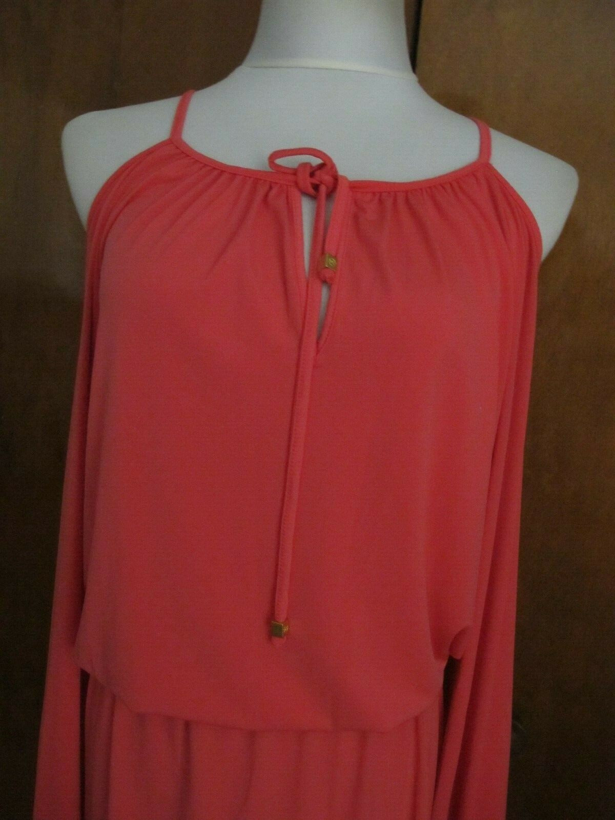 Michael Kors women's red cutout dress Medium New