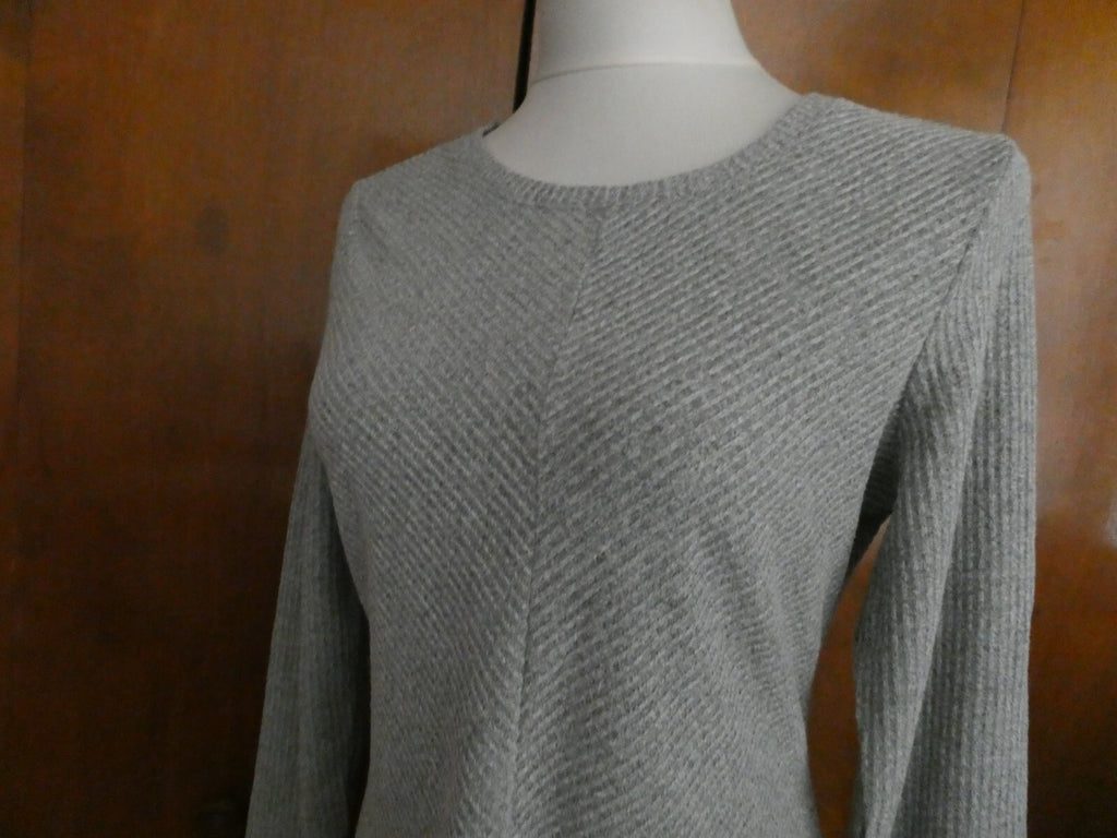 Gap Women’s Gray A-Line Long Sleeves Dress Medium, Xlarge