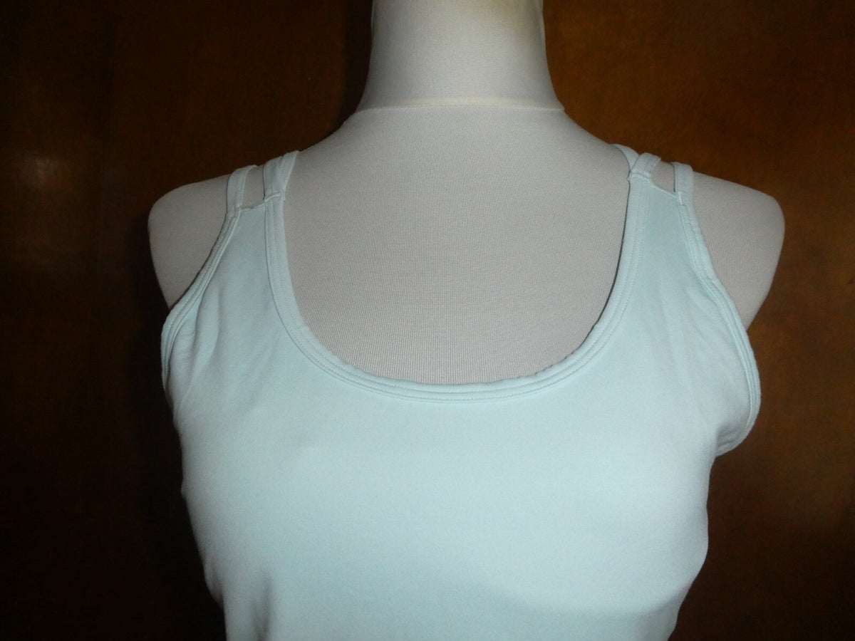 GapFit women's blue build in bra tank top size Large