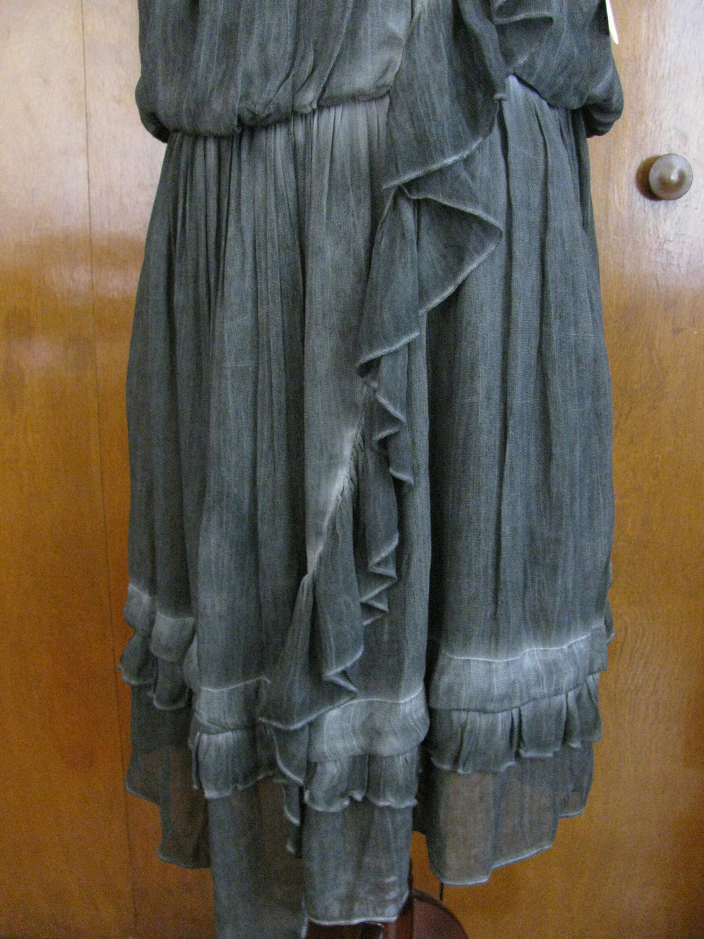 Free People Women’s Asymmetric Black Gray NWT Dress Size Large 