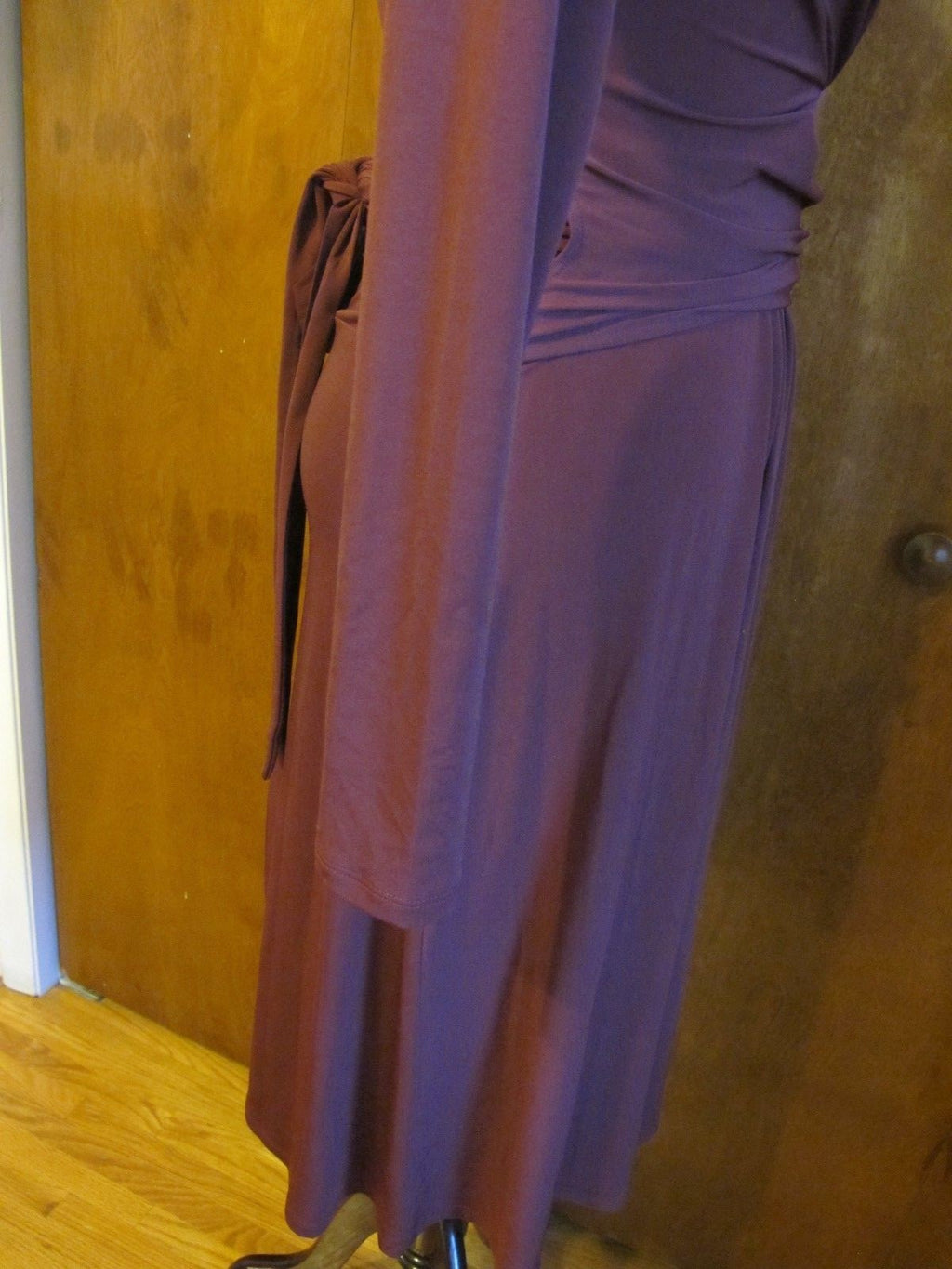 Michael Kors women’s burgundy A-line evening dress 2 