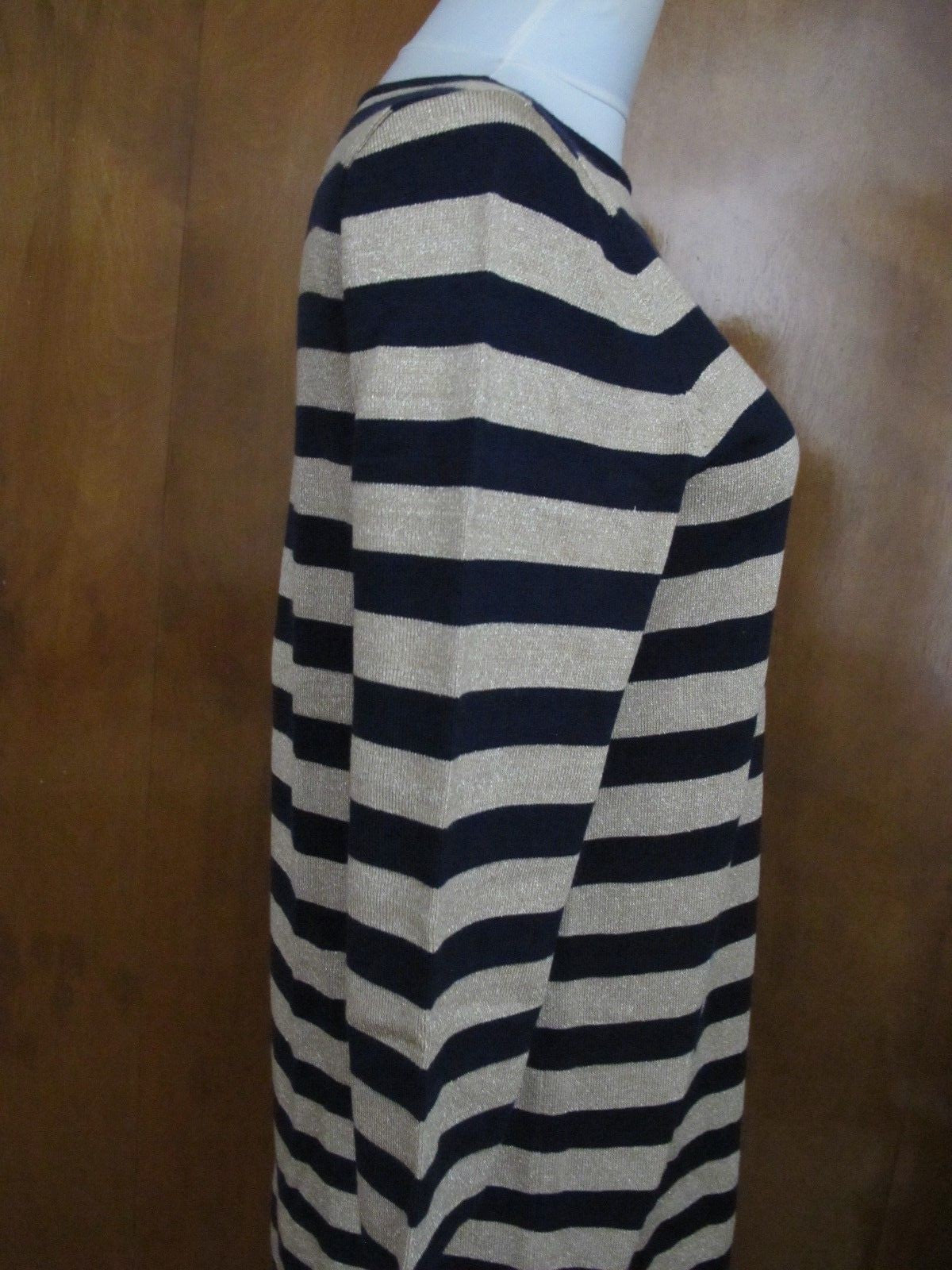 Ralph Lauren women's navy gold NWT dress size medium