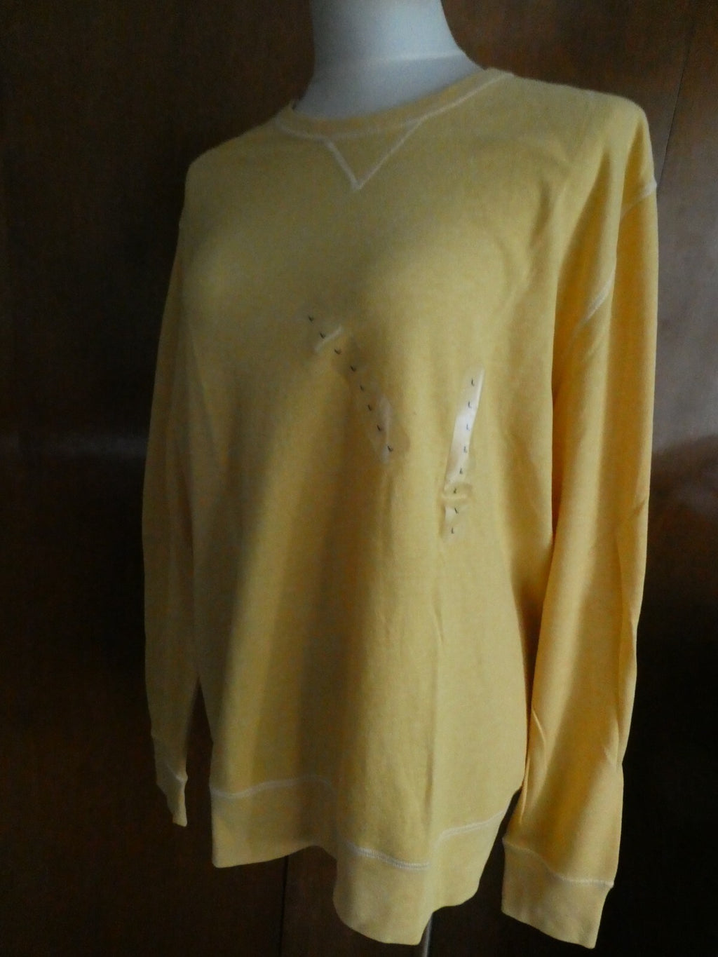Gap Women's Cotton Blend Yellow Sweater Size Large