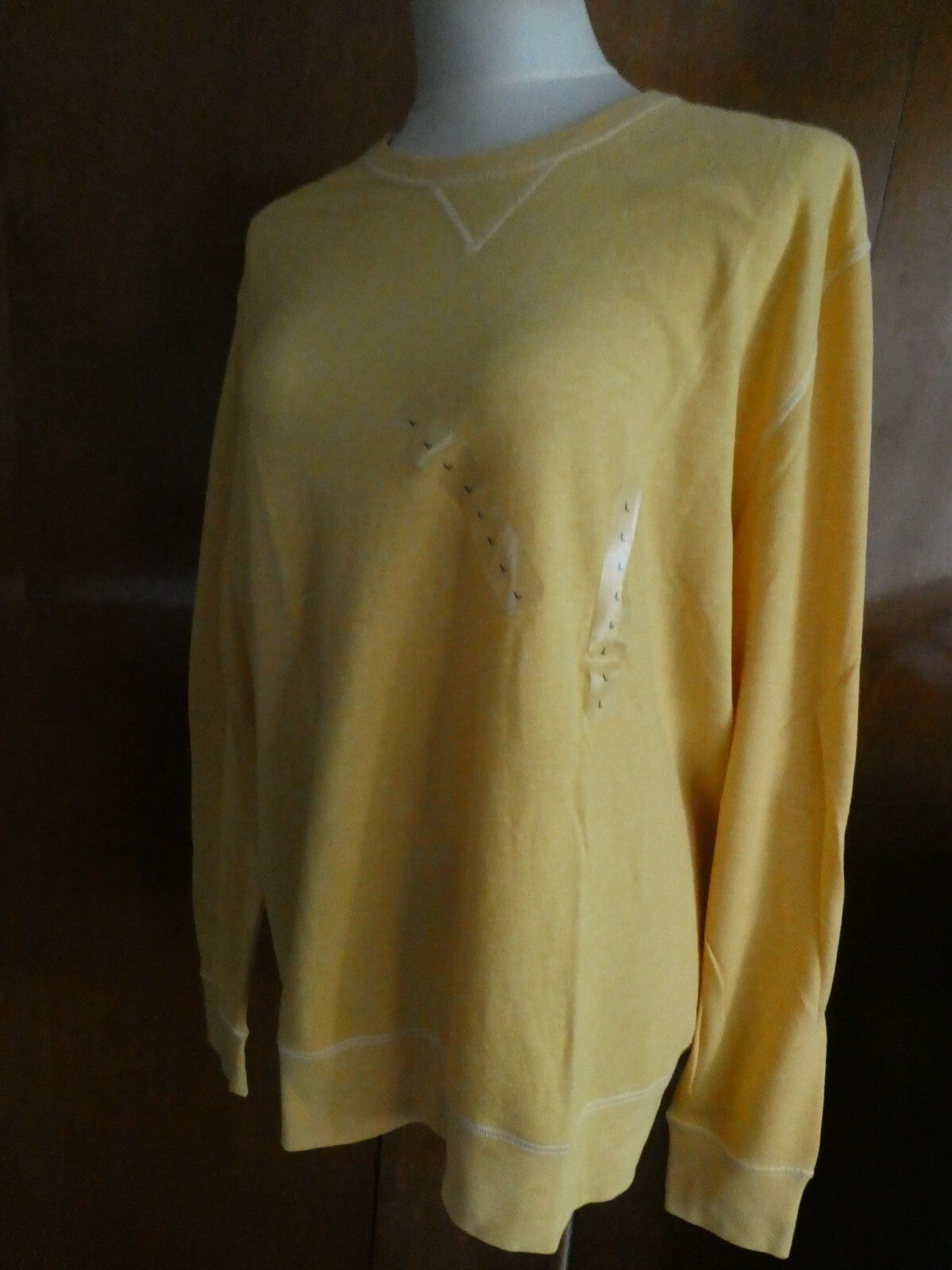 Gap Women's Cotton Blend Yellow Sweater Size Large