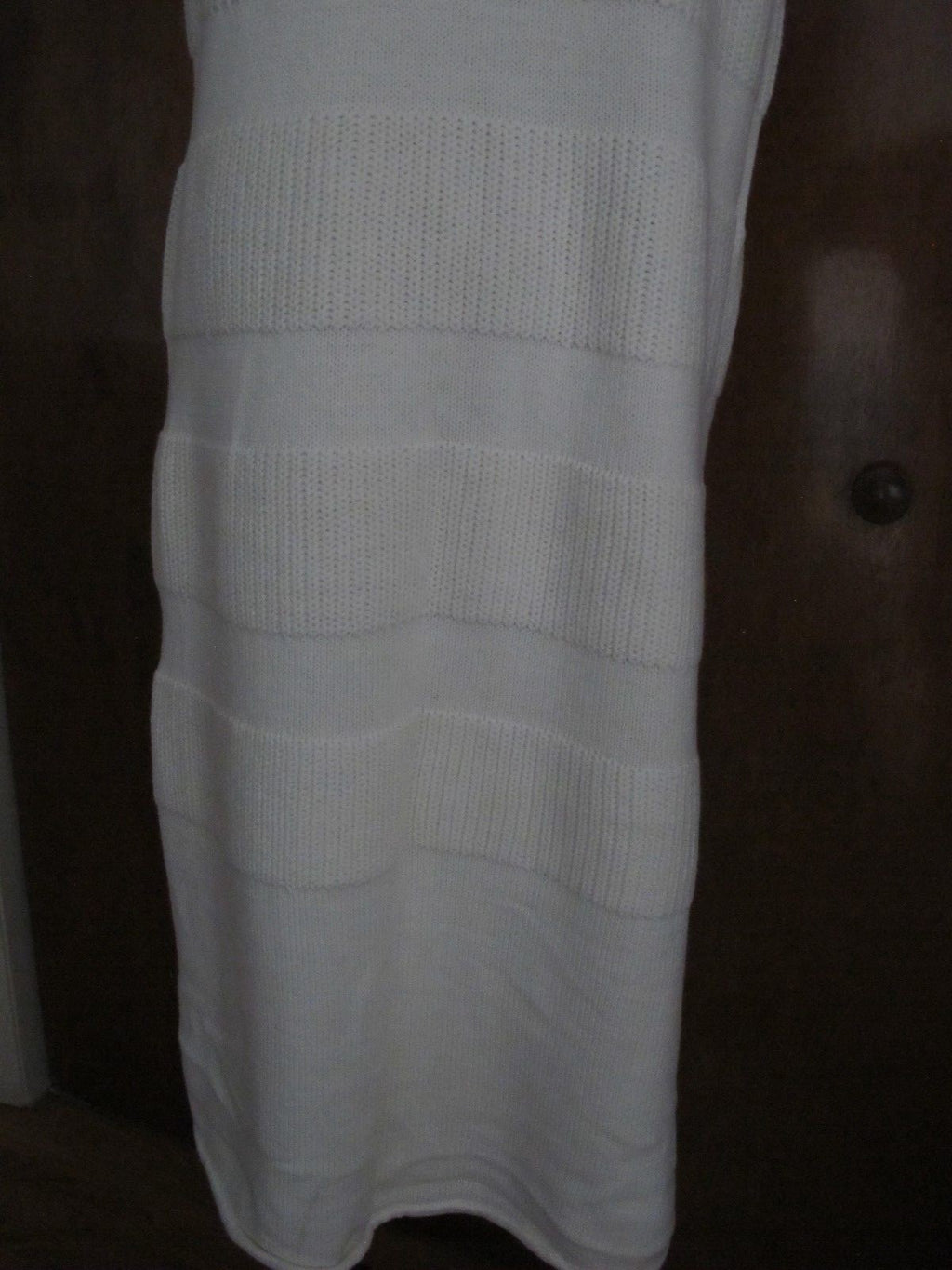 Anthropologie women’s off white dress Large NWT