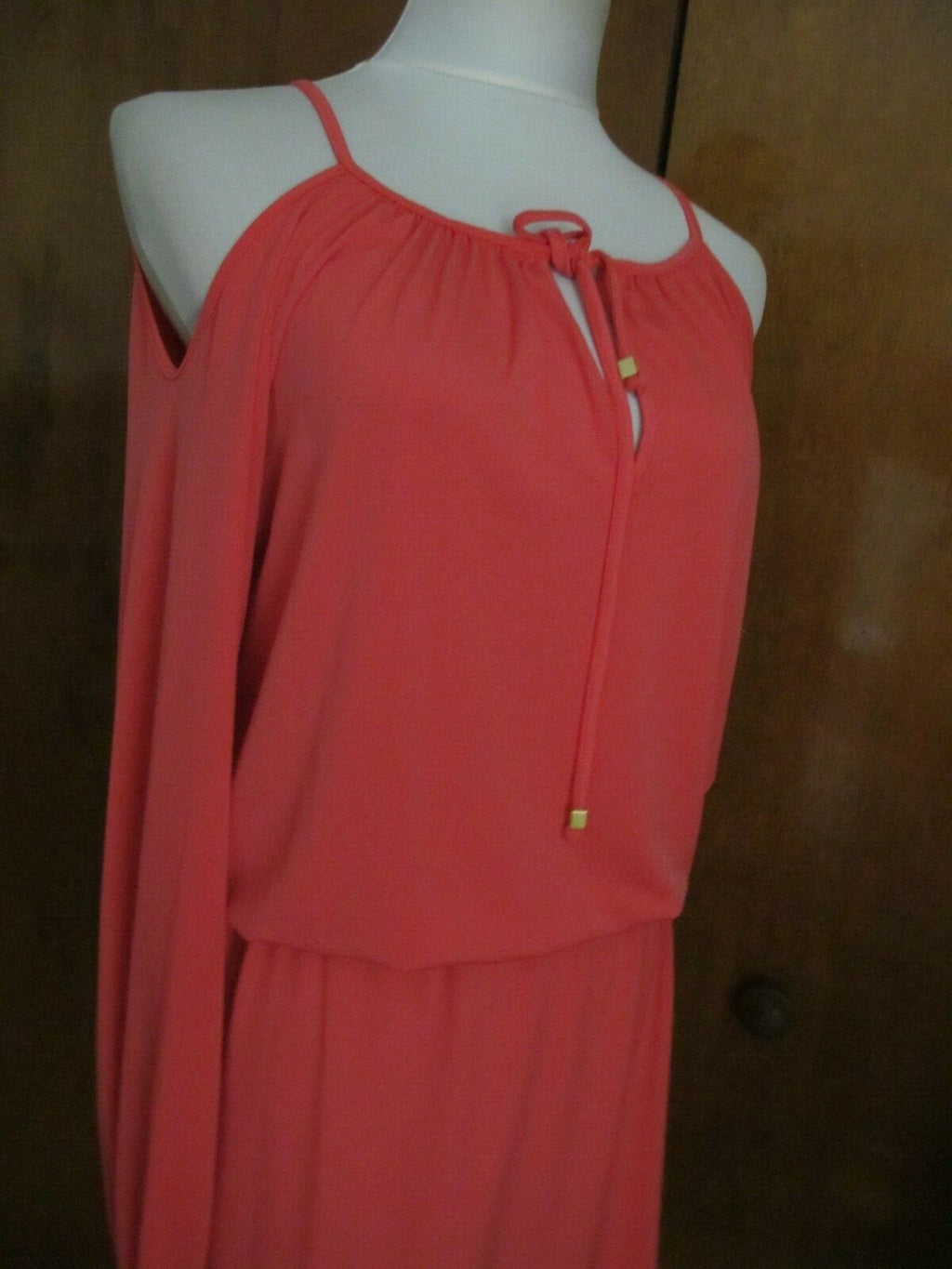 Michael Kors women's red cutout dress Medium New