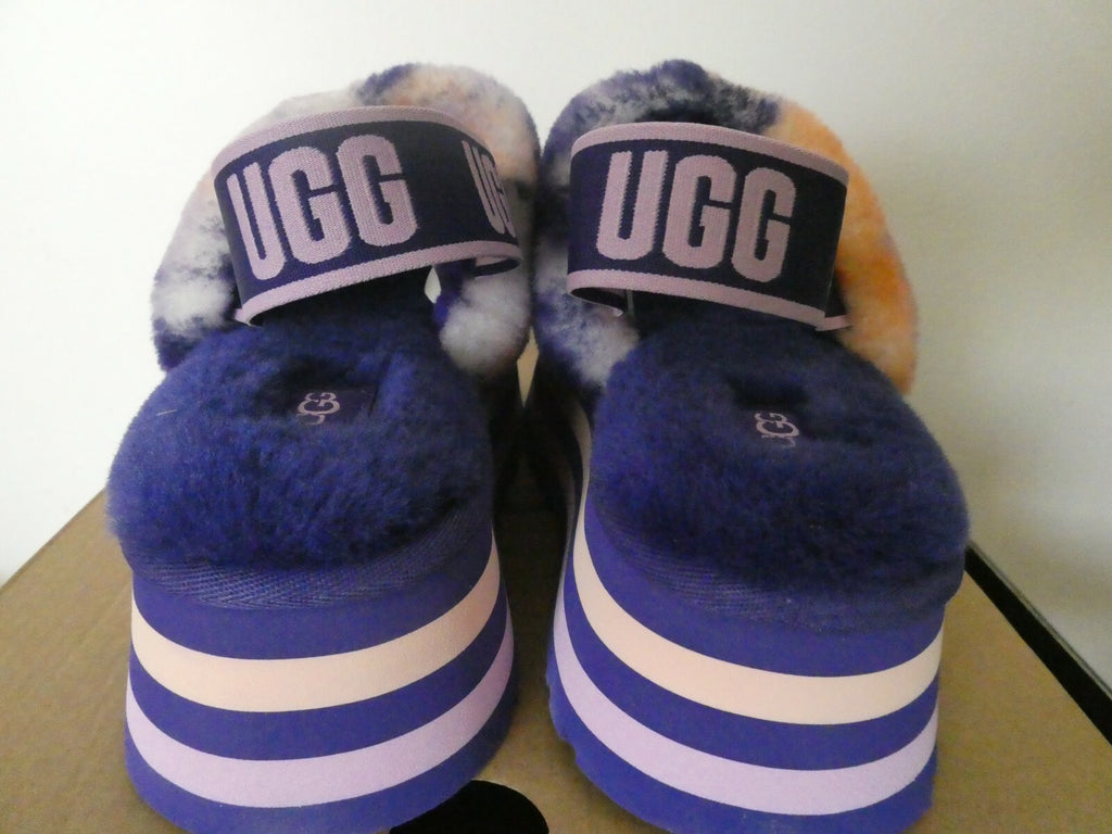 UGG Disco Marble Slide Slippers Platform Sheepskin Upper US 6,US 8 Style 1122032