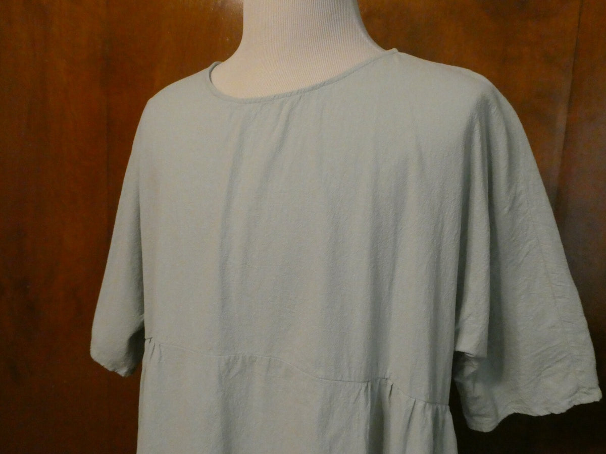 ZANZEA Women’s Light Blue 100% Cotton Denim Dress 4X (fits 1X-2X)