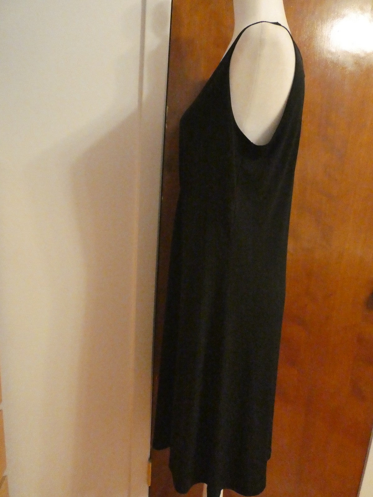 Chico's Black Sleeveless Dress Size 2 / US 12 L 92% Polyester 8% Spandex