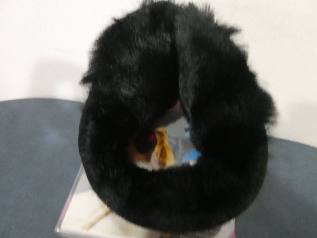 180s Winterlude women cozy fleece ear behind the head warmer adjustable black