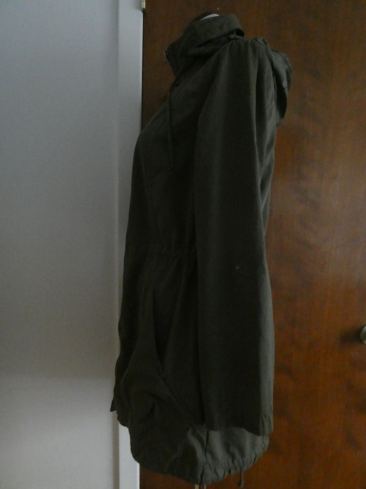 Mossimo Supply Co Women’s Olive Green Water Resistant Hood Jacket Size Small