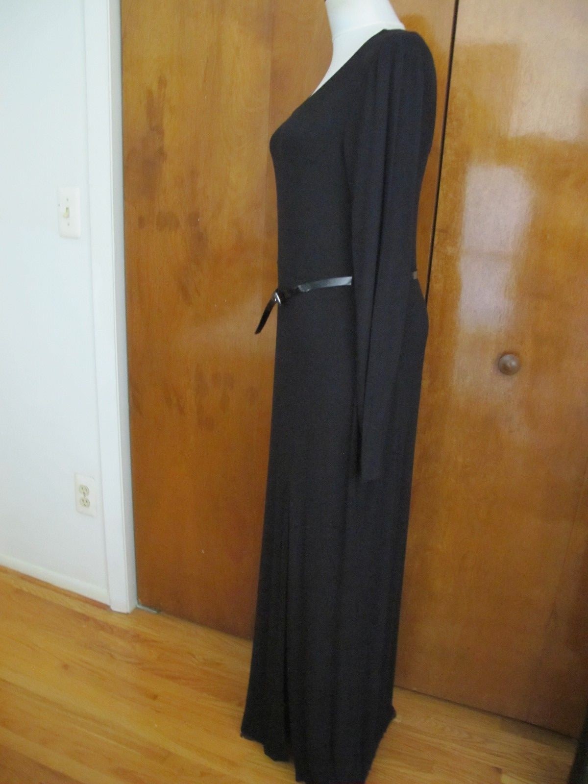 Armani Exchange Women's Rayon Black Evening Dress 