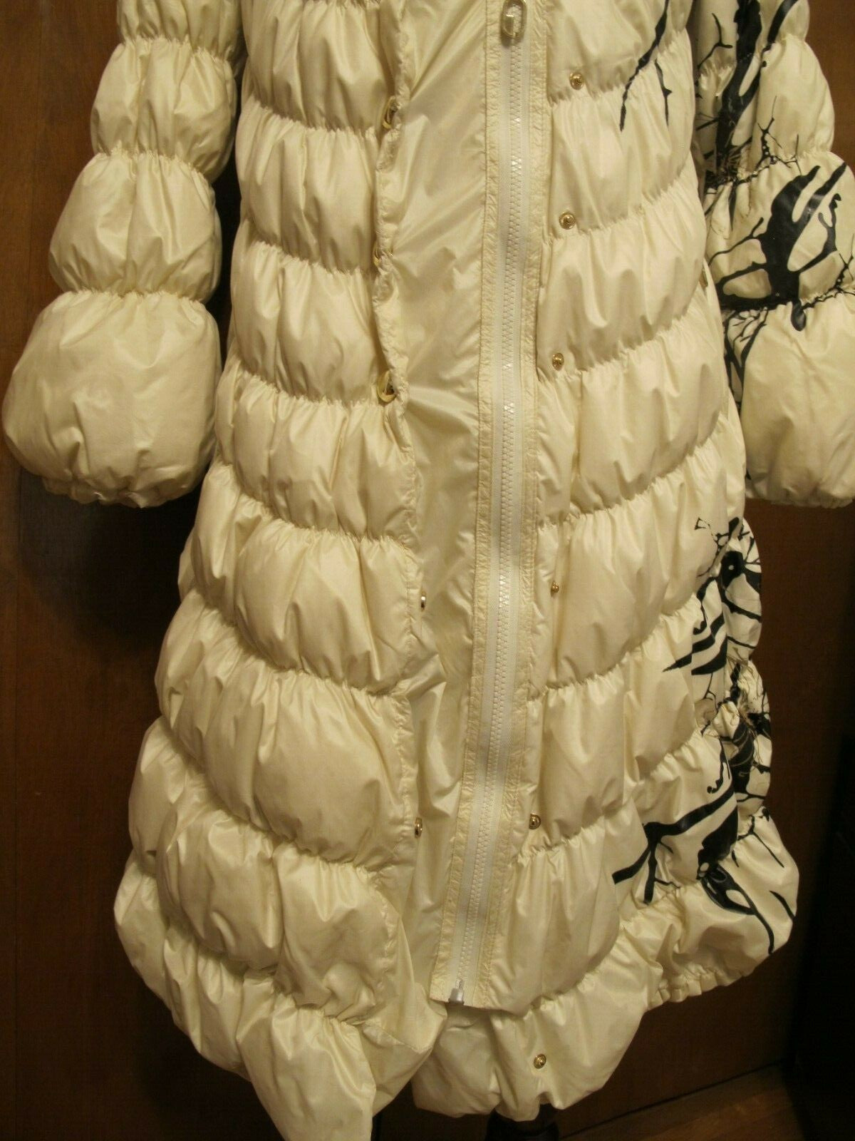 Eva Freedom Quilted Long Puffer Winter Coat Jacket Small