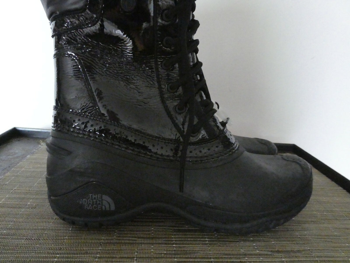 The North Face authentic women's black waterproof lace-up boots sz 7