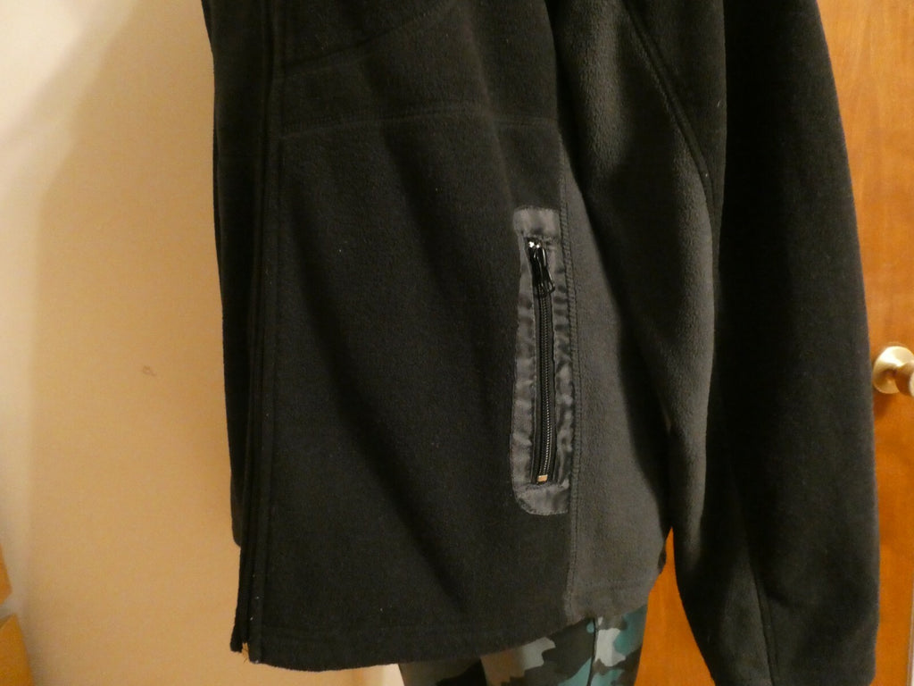 XIOS Inspired Garment Full-Zip Fleece Black Unisex Junior Jacket Size Large