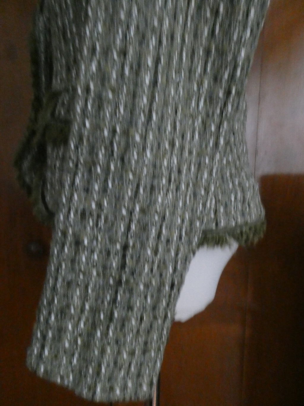 Vertigo Women Stylish Green Lined Blazer Size Large (Fits Medium) Made in France