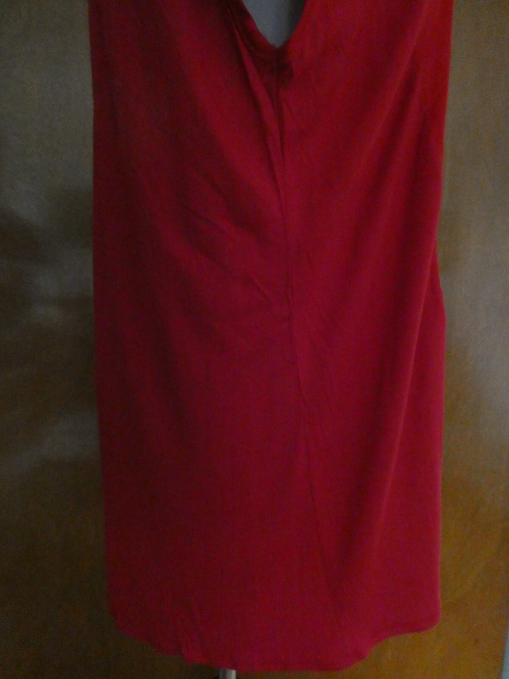 Gap women's red detailed rayon top size Large