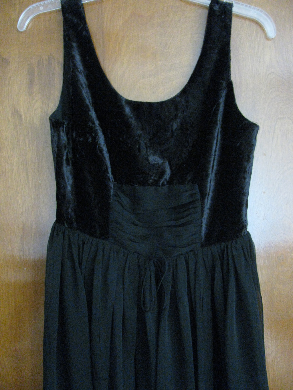 Free People women black detailed velour mesh lined dress size 2, 8, 12