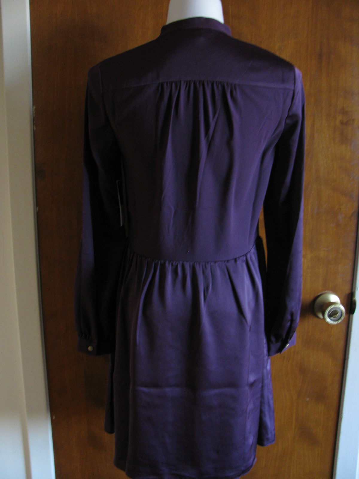 Juicy Couture LA women's blackberry shirt lined dress New Size 2, 4