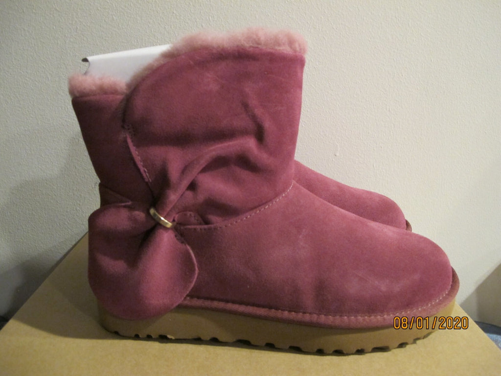 UGG Classic Mini Twist Cuff Short Boots Raspberry Women’s Size 7 Style 1099912