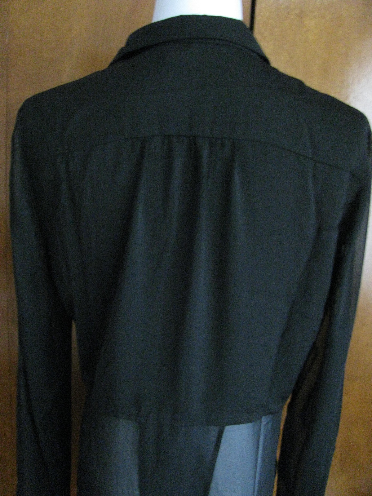 Free People women's black evening  detailed have lined mesh top size xsmall  NWT