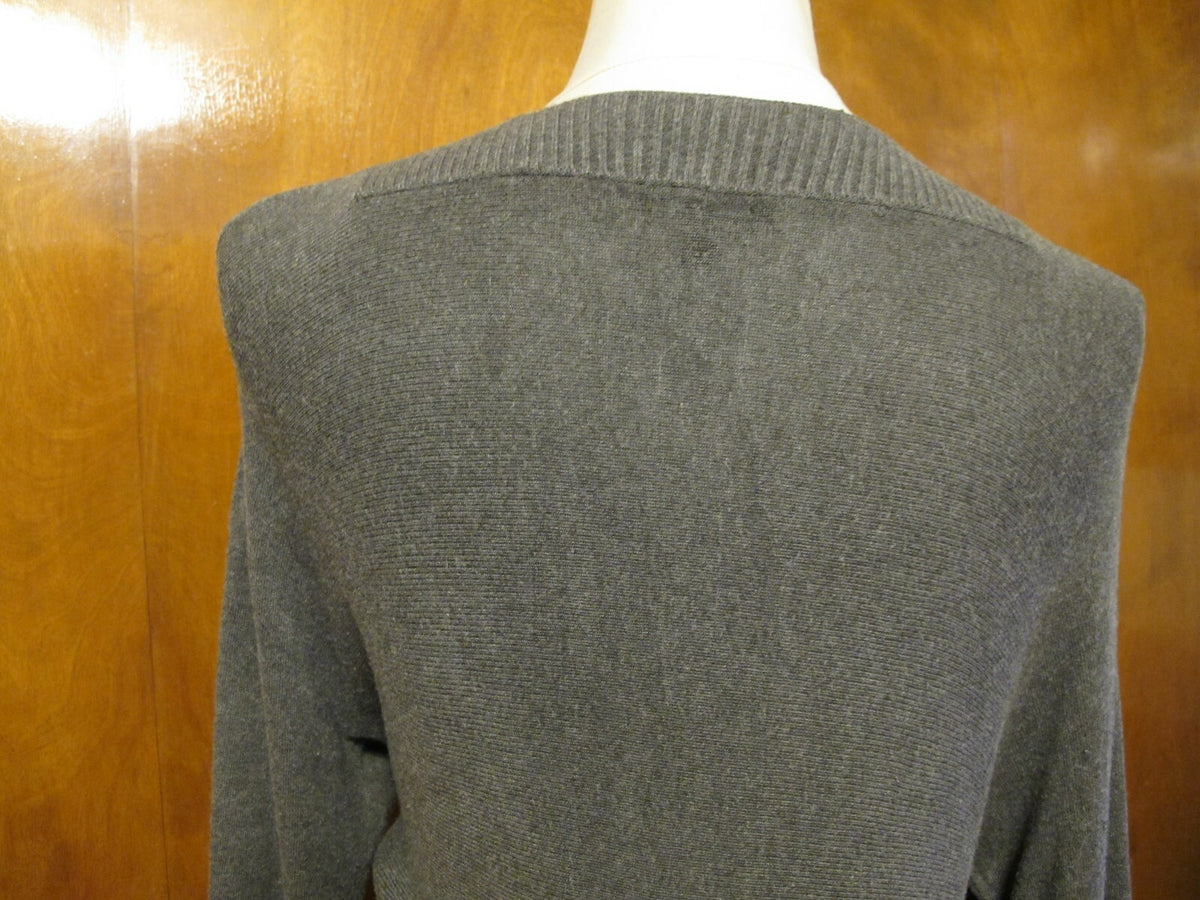 Eileen Fisher Women's Gray Long Cardigan Large 