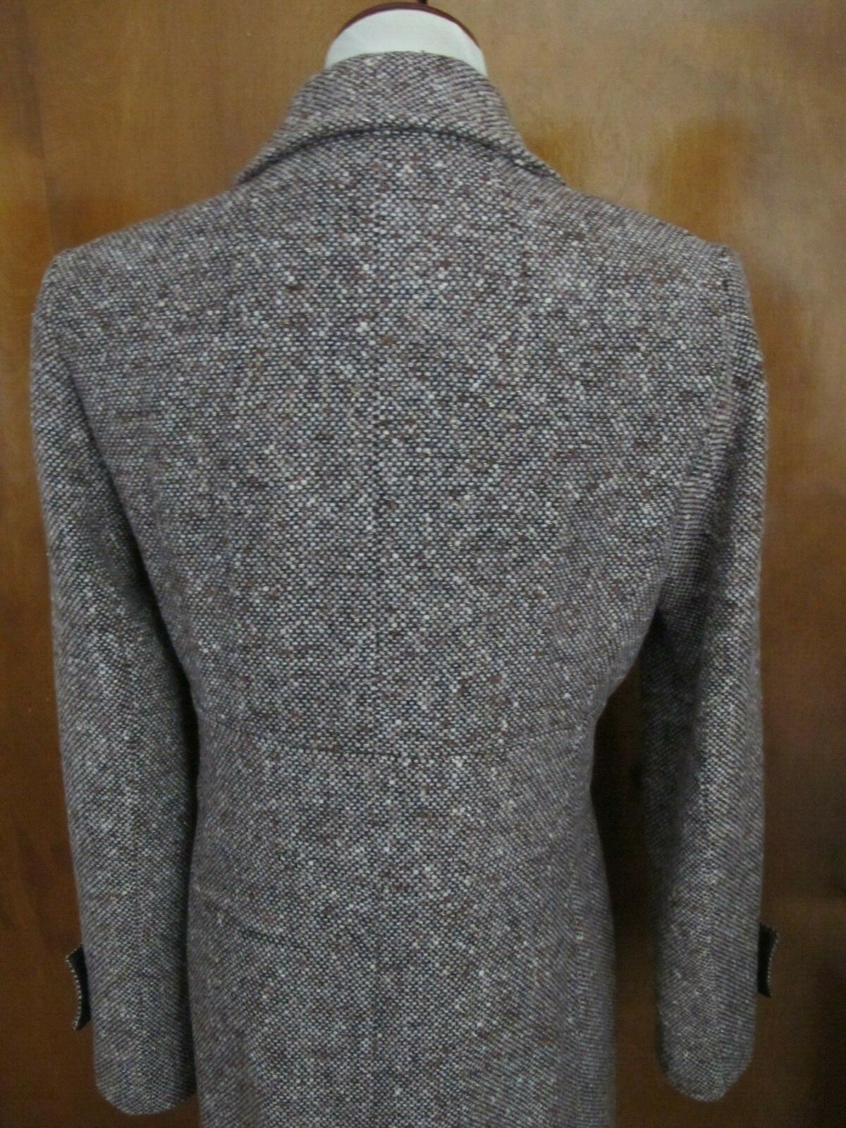 New York & Company Women’s Brown multi Color Basic Jacket Coat Size 4