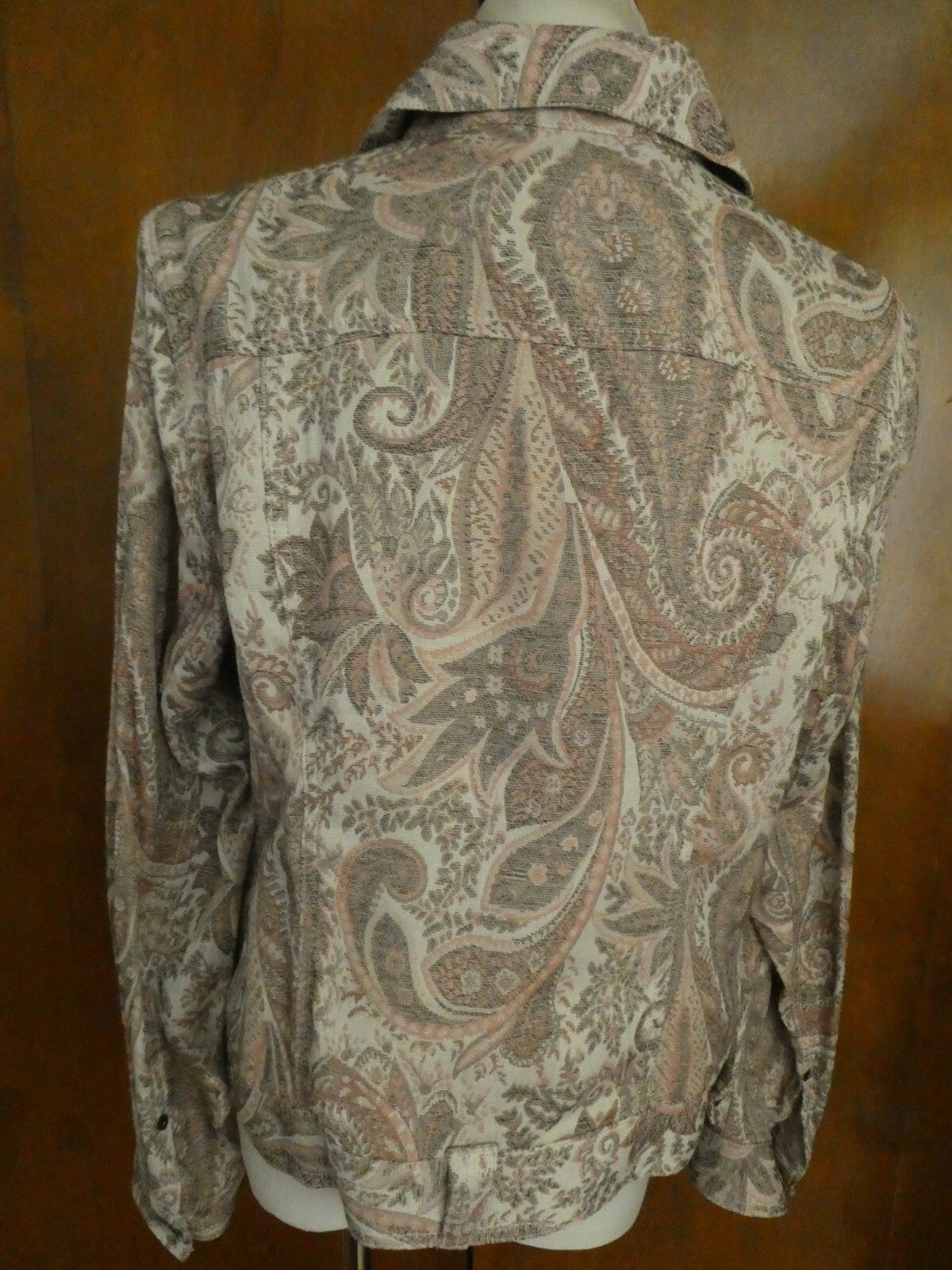 Fashion Born Again Women's Multicolor Detailed Blazer Size Large
