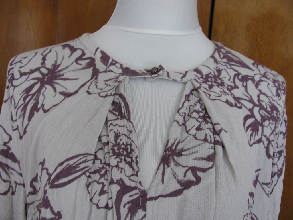 Free People women's cloud combo tunic top rayon size Large 