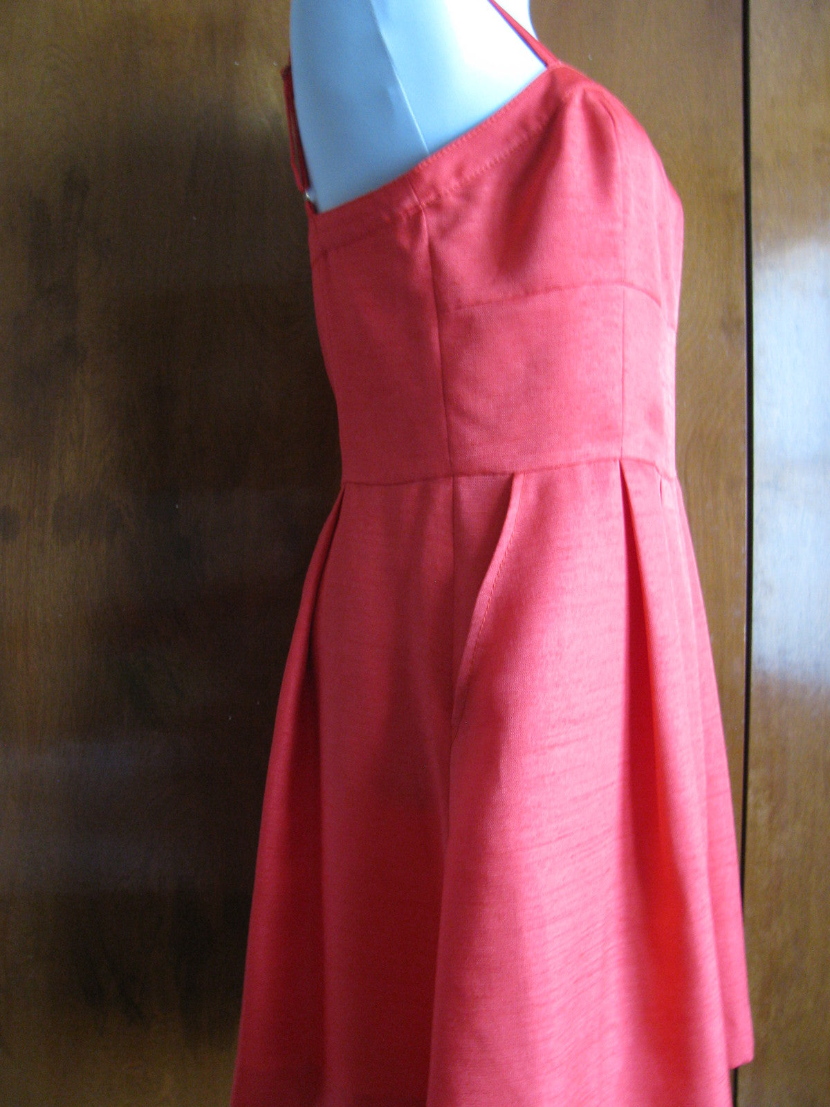 Rachel Roy women's stylish red dress size 12 retail value $119 NWT