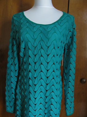 Free People women's lined emerald dress large 