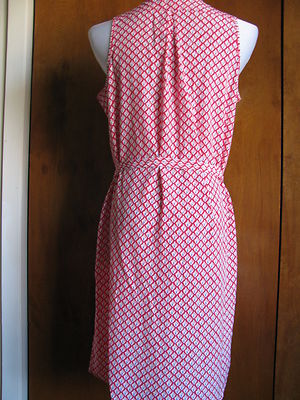 Gap Women's Multicolor Stylish Belted Pocketed Dress 