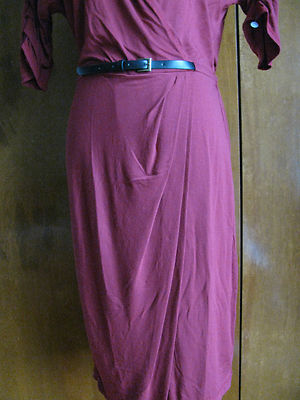 Max Studio women's raspberry viscose dress size medium new