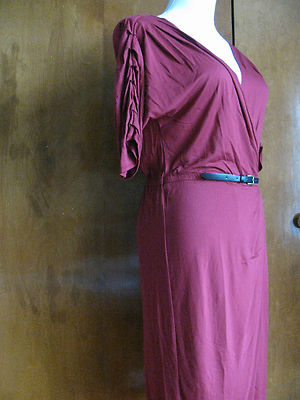 Max Studio women's raspberry viscose dress size medium new