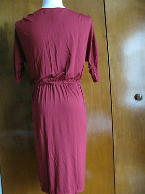 Max Studio women's raspberry viscose dress size medium new
