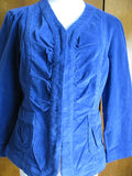 Live A Little Women's Blue Blazer Large