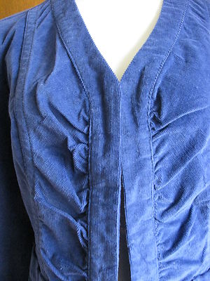 Live A Little Women's Blue Blazer Large