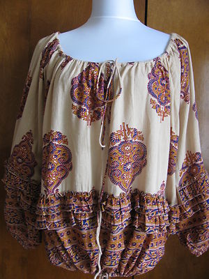 Denim & Supply women’s cotton viscose colored top Large 