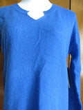 Line Women's Balnt Blue Cashmere Sweater Size Medium NWT