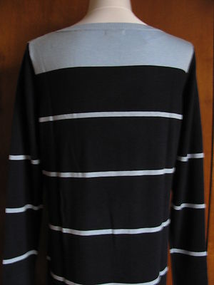 Gap Women's Striped Blue Navy Blue Dress Size XLarge NWT
