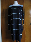 Gap Women's Striped Blue Navy Blue Dress Size XLarge NWT