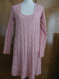 Free People Pink Cable Knit Dress New