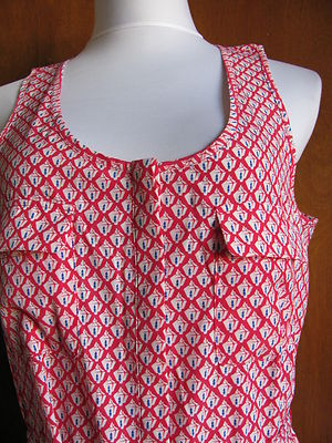 Gap Women's Multicolor Stylish Belted Pocketed Dress 