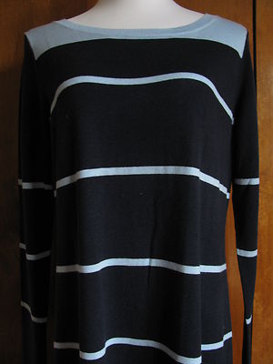 Gap Women's Striped Blue Navy Blue Dress Size XLarge NWT