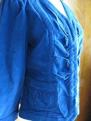 Live A Little Women's Blue Blazer Large