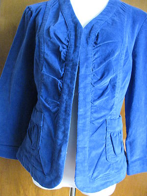 Live A Little Women's Blue Blazer Large