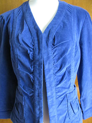 Live A Little Women's Blue Blazer Large