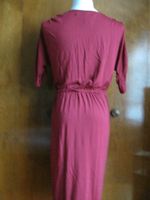 Max Studio women's raspberry viscose dress size medium new