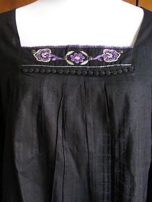 Buffalo Detailed Blue White Embroidered Top Size Large NWT